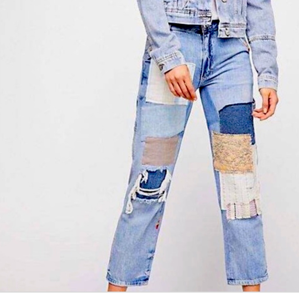 We the Free patchwork Jeans
